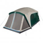 Coleman Skylodge 12 Person Instant Camping Tent with Screen Room, Evergreen