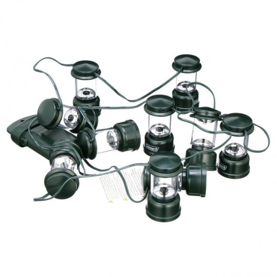 Coleman Mini-Lantern Battery Powered LED String Lights, 6\'