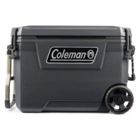 Coleman Convoy 65 Quart Wheeled Cooler, Dark Storm