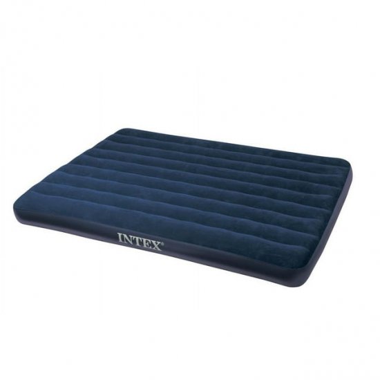 Intex Queen 8.75\" Classic Downy Inflatable Airbed Mattress