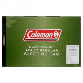 Coleman Duck Harbor 40-Degree Cool Weather Rectangular Adult Sleeping Bag, Brown, 33"x75"
