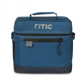 RTIC 8 Can Everyday Cooler, Insulated Soft Cooler with Collapsible Design, Navy