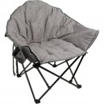 Ozark Trail Camping Club Chair, Gray, Adults