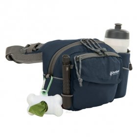 Outdoor Products Melrose 3 Ltr Waist Pack Shoulder Bag Fanny Pack, Blue, Unisex, Polyester Zipper