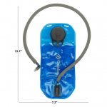 Outdoor Products 2 Liter Insulated Hydration Reservoir Gel Bladder for Hydration Backpacks, Blue
