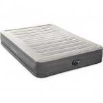 Open Box Intex 64023ED TruAire Luxury Air Mattress: Queen Size 13in Bed Height - Gray