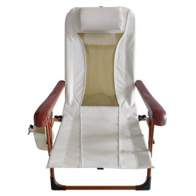 Ozark Trail Low Profile High Back Reclining Backpack Glamping Chair, with Cupholder and Head Pillow For Camping, Beach, Sports event, Adult.