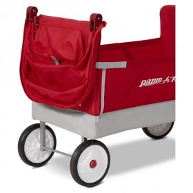 Radio Flyer, Dual Canopy Family Wagon, Adjustable Canopies with Storage Bag, Ages 1.5+ years