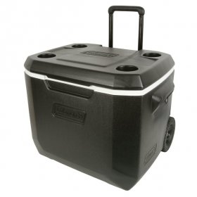 Coleman 50-Quart Xtreme 5-Day Heavy-Duty Hard Cooler with Wheels, Black
