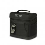 RTIC 6 Can Everyday Cooler, Insulated Soft Cooler with Collapsible Design, Black