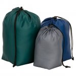 Outdoor Products Ditty Bag 3 Pack Stuff Bag, 16.2 L, Assorted, Unisex, Drawstring Closure