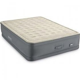 Open Box Intex PremAire II Elevated Airbed Queen 64925EP - TAN