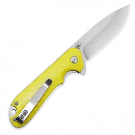 Ozark Trail 3.3" inch Blade Length Pocket Knives Green Yellow White
