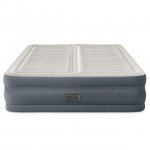 Open Box Intex Deluxe Dual Zone 22" King Sized Air Bed with Built In Air Pump