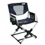 GCI Outdoor Pico Arm Folding Director's Camp Chair, Indigo
