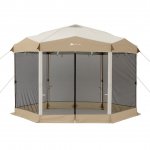 12' x 10' Glamping Hexagon Lighted Canopy