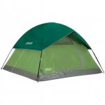 Coleman 111241 Sundome Spruce Camping Tent, Green - 3 Person