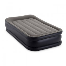 Intex Deluxe Pillow Rest Raised Airbed with Soft Flocked Top for Comfort