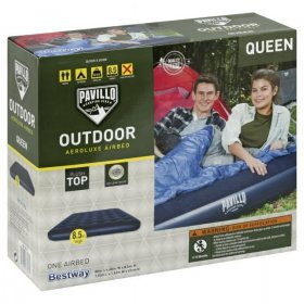 Bestway Flocked Air Bed without Inflation Pump, Queen, 80" x 60" x 8.5"