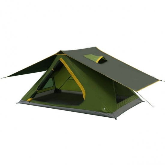 Ozark Trail 2-Person Pop up Instant Hub Tent, Green, Dimensions: 57.48\"x88.58\"x51.18\", 7.5 lbs.
