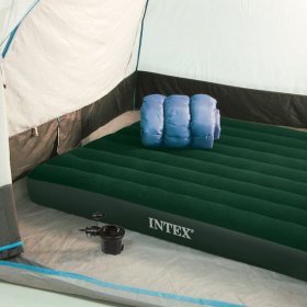 Intex 66969E Prestige Air Bed Outdoor Camping Downy Inflatable Mattress, Queen
