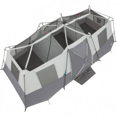 Ozark Trail 20' x 10' Instant Cabin Tent in Gray and Teal, Sleeps 12
