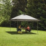 Coleman Straight Leg Instant Outdoor Canopy Shelter, 13 x 13, Grey & Black ONEPEAK Technology One-Push Center Hub Tent