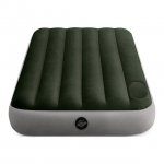 Open Box Intex Dura-Beam Downy Airbed with Built-In Foot Pump, Twin Size