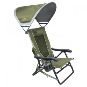 GCI Outdoor SunShade Backpack Event Chair, Loden Green
