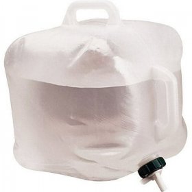 Coleman 5 Gallon Easy Carry Portable Water Carrier with Removable Spigot, Clear