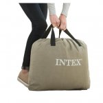 Intex 18" High Comfort Plush Raised Air Mattress Bed with Built-in Pump - Twin
