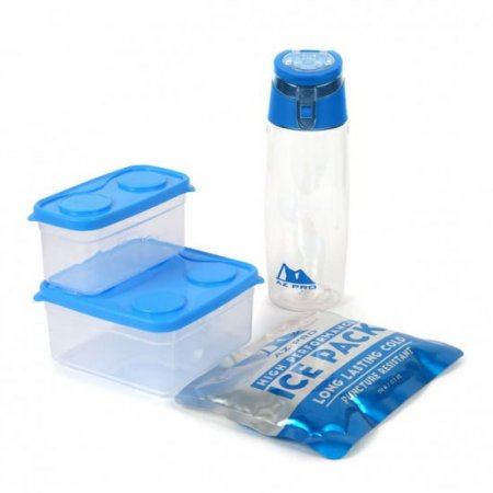 Arctic Zone Pro Expandable Lunch Pack with 650ml Tritan Bottle (Navy)