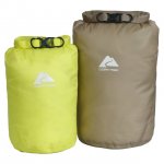 Ozark Trail 10L and 5L Coated Dry Bag Set, with Water Resistant Seams and Roll Top Closure