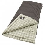Coleman Heritage 10-Degree Cold Weather Rectangular Big and Tall Sleeping Bag, Brown, 40" x 84"