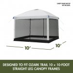 Ozark Trail 10X10 Instant Canopy Mesh Curtain, Canopy Not Included