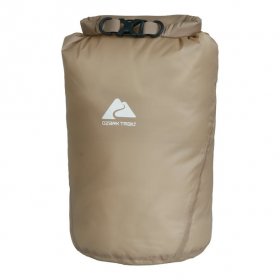 Ozark Trail 10L and 5L Coated Dry Bag Set, with Water Resistant Seams and Roll Top Closure