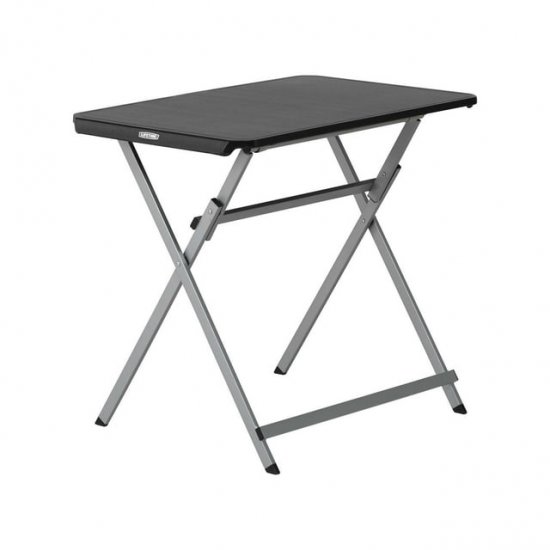 Lifetime 30 inch Rectangle Personal Folding Table, Indoor/Outdoor Light Commercial Grade, Black (80623)