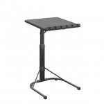 Mainstays Multi-Functional, Adjustable Height Personal Folding Activity Table, Black, 23"x18"x3.74"