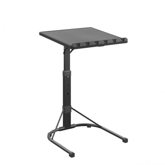 Mainstays Multi-Functional, Adjustable Height Personal Folding Activity Table, Black, 23\"x18\"x3.74\"