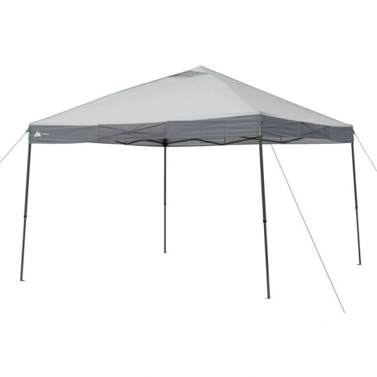 Ozark Trail 12\' x 12\' Instant Straight Leg Canopy for Camping - Gray