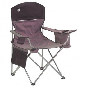 Coleman Portable Camping Quad Chair with 4-Can Cooler, Adult