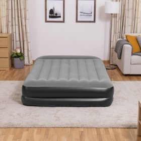 Bestway: Tritech Queen 18" Air Mattress - Built-in AC Pump, Auto Inflation & Deflation, Firm Comfort Level, Antimicrobial, 2 Person Weight Capacity 661 lbs.