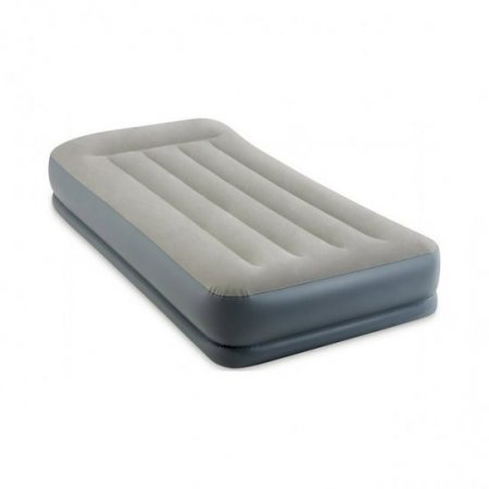 Intex 12in Twin Dura-Beam Pillow Rest Mid-Rise Airbed with Internal Pump