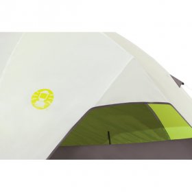 Coleman 6-Person Steel Creek? Fast Pitch Dome Camping Tent with Screen Room, Green