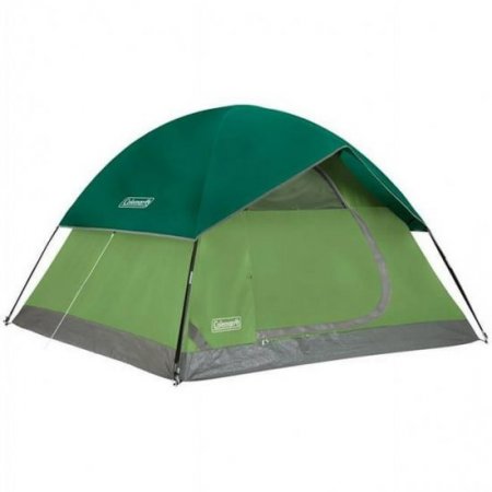 Coleman 111241 Sundome Spruce Camping Tent, Green - 3 Person