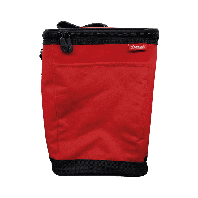 Coleman 12 Can Carry Cooler, with Easy Carry Shoulder Strap, Red