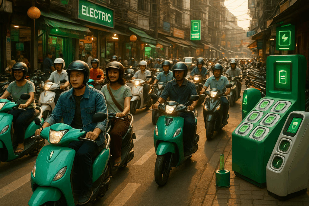 Motor Listrik di Asia Tenggara: Tren, Tantangan, dan Masa Depan